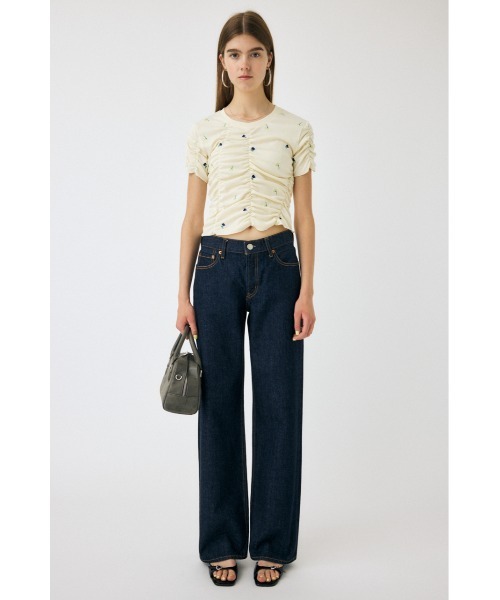 MOUSSY(マウジー)の「【WEB限定】FLORAL RANDOM GATHER Tシャツ(Tシャツ/カットソー・レディース・ホワイト/ブラック・FREE)」の14枚目の写真