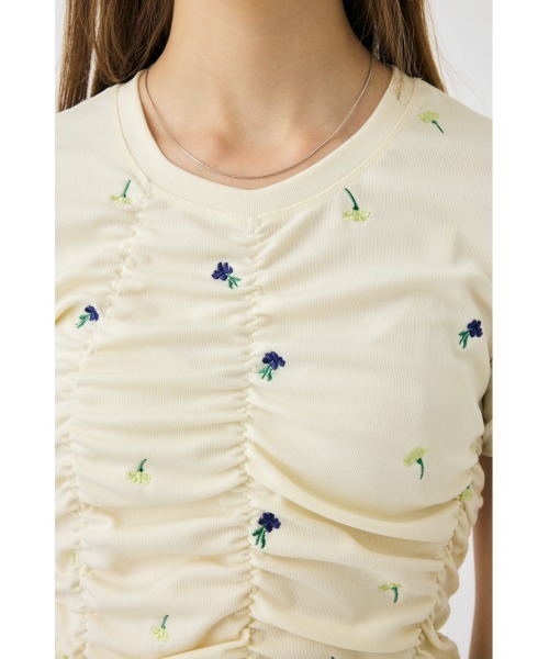 MOUSSY(マウジー)の「【WEB限定】FLORAL RANDOM GATHER Tシャツ(Tシャツ/カットソー・レディース・ホワイト/ブラック・FREE)」の20枚目の写真