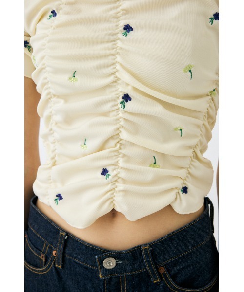 MOUSSY(マウジー)の「【WEB限定】FLORAL RANDOM GATHER Tシャツ(Tシャツ/カットソー・レディース・ホワイト/ブラック・FREE)」の22枚目の写真