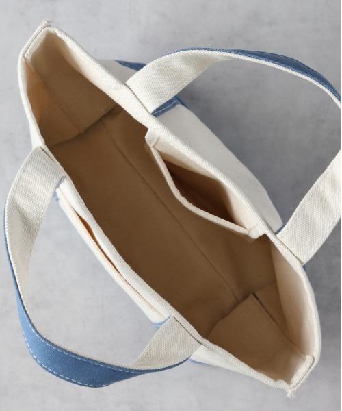 Right-on（ライトオン）の「【HONEYSUCKLE ROSE】キャンバスミニトート（トートバッグ・レディース・ブラック/ブルー/ベージュ・ONE SIZE）」の6枚目の写真