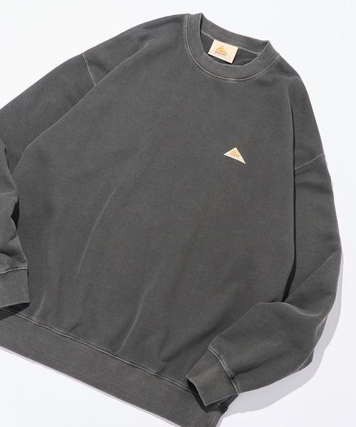 KELTY（ケルティ）の「【KELTY】≪限定別注≫ ワンポイント ピグメントスウェット ヴィンテージ加工 製品染め（スウェット・レディース・ブラック/ネイビー/ベージュ・S/M/L/XS）」の8枚目の写真