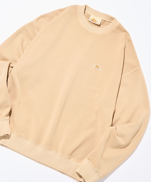 KELTY（ケルティ）の「【KELTY】≪限定別注≫ ワンポイント ピグメントスウェット ヴィンテージ加工 製品染め（スウェット・レディース・ブラック/ネイビー/ベージュ・S/M/L/XS）」の9枚目の写真