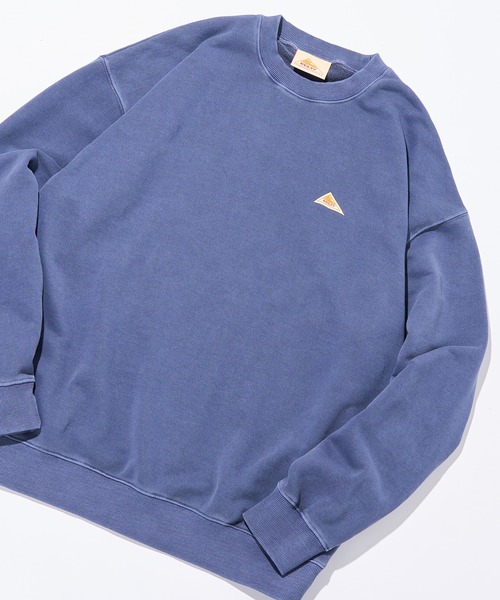 KELTY（ケルティ）の「【KELTY】≪限定別注≫ ワンポイント ピグメントスウェット ヴィンテージ加工 製品染め（スウェット・レディース・ブラック/ネイビー/ベージュ・S/M/L/XS）」の11枚目の写真