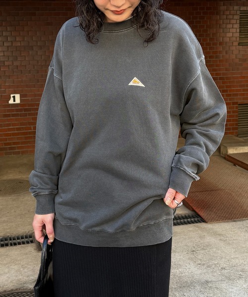 KELTY（ケルティ）の「【KELTY】≪限定別注≫ ワンポイント ピグメントスウェット ヴィンテージ加工 製品染め（スウェット・レディース・ブラック/ネイビー/ベージュ・S/M/L/XS）」の21枚目の写真