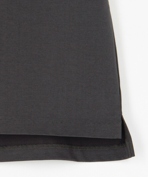 Gabardine K.T（ギャバジンケーティー）の「60／- プレーティング天竺 キレイめTシャツ（Tシャツ/カットソー・レディース・グレー/ホワイト・9号）」の5枚目の写真