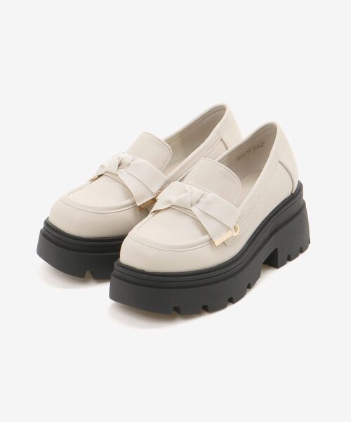 MAJESTIC LEGON（マジェスティックレゴン）の「2WAYボリュームローファー（ローファー・レディース・ブラック/ブラウン/アイボリー・MEDIUM/LARGE/X-LARGE/SMALL）」の6枚目の写真