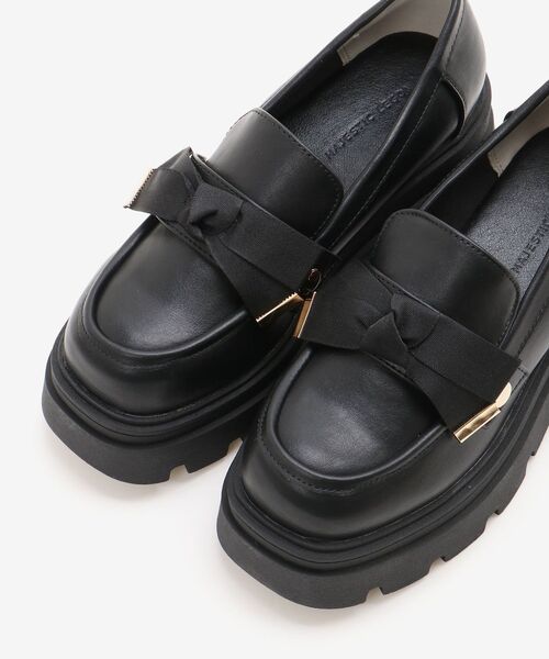 MAJESTIC LEGON(マジェスティックレゴン)の「2WAYボリュームローファー(ローファー・レディース・ブラック/ブラウン/アイボリー・MEDIUM/LARGE/X-LARGE/SMALL)」の4枚目の写真