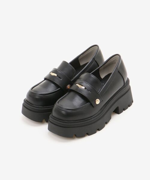 MAJESTIC LEGON（マジェスティックレゴン）の「2WAYボリュームローファー（ローファー・レディース・ブラック/ブラウン/アイボリー・MEDIUM/LARGE/X-LARGE/SMALL）」の15枚目の写真