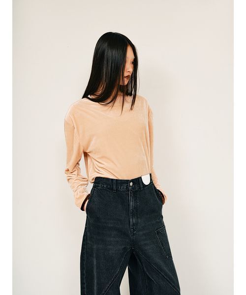 フロントバックデニムパンツ（デニムパンツ）｜null.（ヌル）の