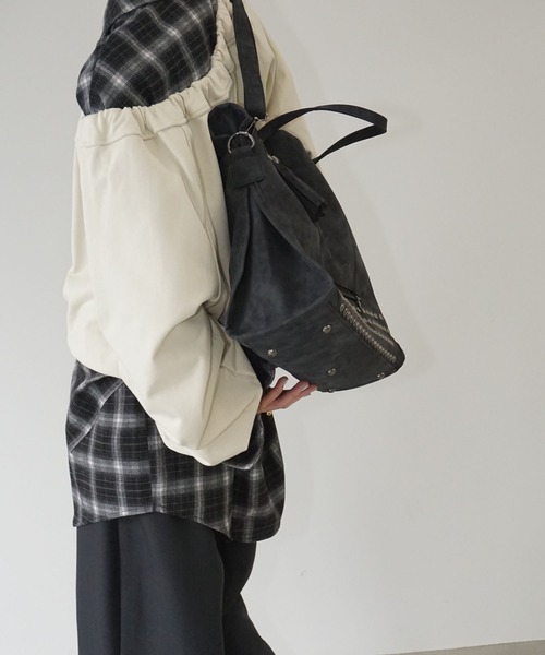 ヴィンテージライク スタッズトートバッグ cha25a003-ファッション通販