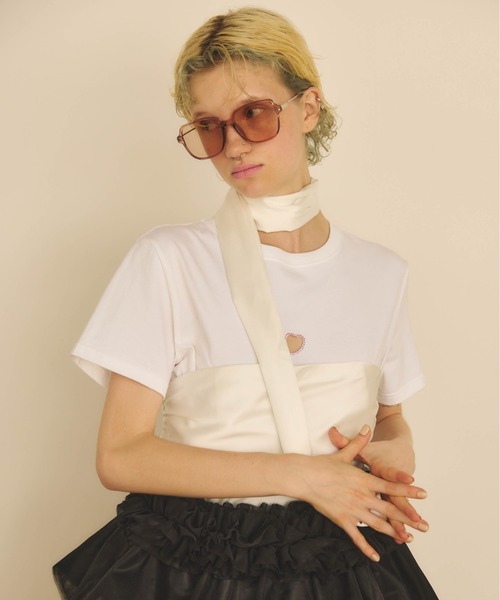 Carmelo（カーメロ）の「Oversize square sunglass（サングラス・レディース・グリーン/ブルー/ベージュ/ブラック・FREE）」の13枚目の写真