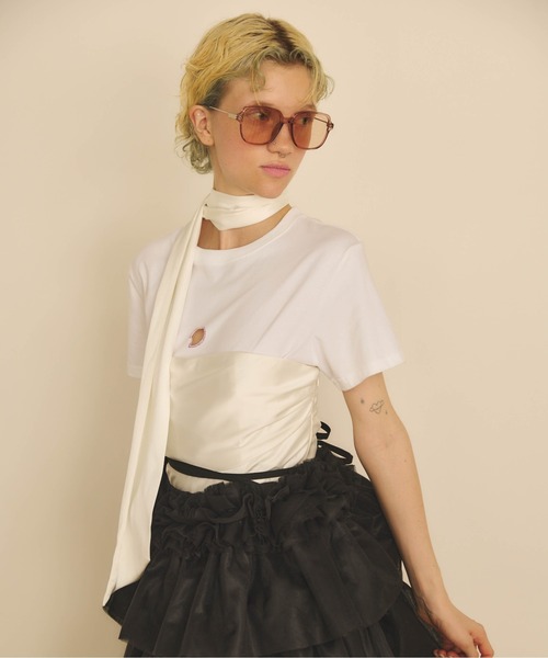 Carmelo（カーメロ）の「Oversize square sunglass（サングラス・レディース・グリーン/ブルー/ベージュ/ブラック・FREE）」の14枚目の写真