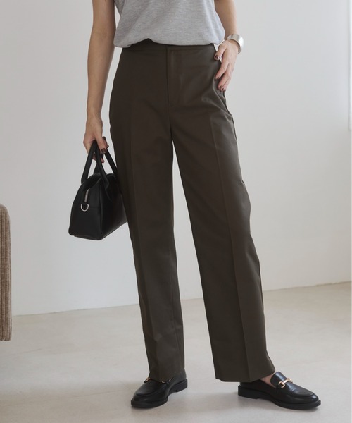 ANGIE(アンジー)の「センタープレススリムストレートスラックス(スラックス・レディース・カーキ・マルチサイズ)」の10枚目の写真