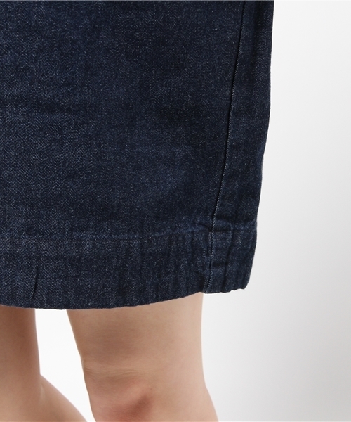 one after another NICE CLAUP（ワンアフターアナザーナイスクラップ）の「【ナイスクラップ】ジャンバースカート（ワンピース・レディース・ベージュ/キャメル/インディゴブルー・FREE）」の10枚目の写真