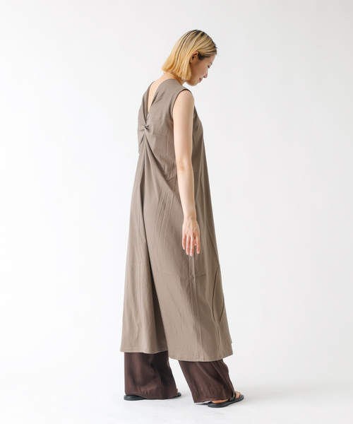 DESIGNWORKS（デザインワークス）の「捻じり2WAYﾜﾝﾋﾟｰｽ（ワンピース・レディース・カーキ/ブルー/ブラック・38）」の7枚目の写真