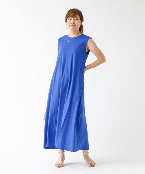 DESIGNWORKS（デザインワークス）の「捻じり2WAYﾜﾝﾋﾟｰｽ（ワンピース・レディース・カーキ/ブルー/ブラック・38）」の9枚目の写真