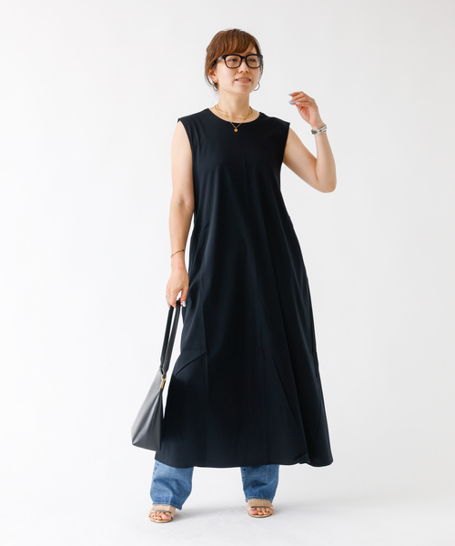 DESIGNWORKS（デザインワークス）の「捻じり2WAYﾜﾝﾋﾟｰｽ（ワンピース・レディース・カーキ/ブルー/ブラック・38）」の15枚目の写真