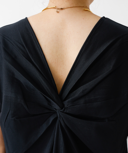 DESIGNWORKS（デザインワークス）の「捻じり2WAYﾜﾝﾋﾟｰｽ（ワンピース・レディース・カーキ/ブルー/ブラック・38）」の19枚目の写真