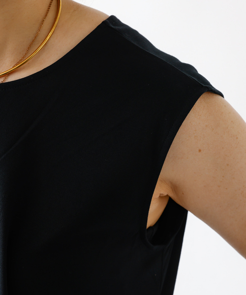 DESIGNWORKS（デザインワークス）の「捻じり2WAYﾜﾝﾋﾟｰｽ（ワンピース・レディース・カーキ/ブルー/ブラック・38）」の21枚目の写真