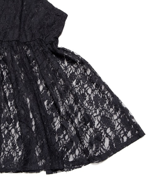 PUNYUS(プニュズ)の「2WAYレースキャミチュニック(キャミソール・レディース・ブラック/ホワイト・1/2/3/4)」の12枚目の写真