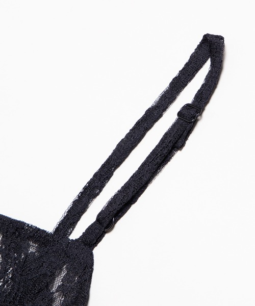 PUNYUS(プニュズ)の「2WAYレースキャミチュニック(キャミソール・レディース・ブラック/ホワイト・1/2/3/4)」の14枚目の写真