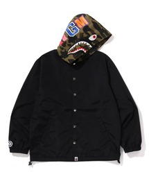 A BATHING APE(AxCVOGCv)SHARK COACH JACKET(~^[WPbg)
