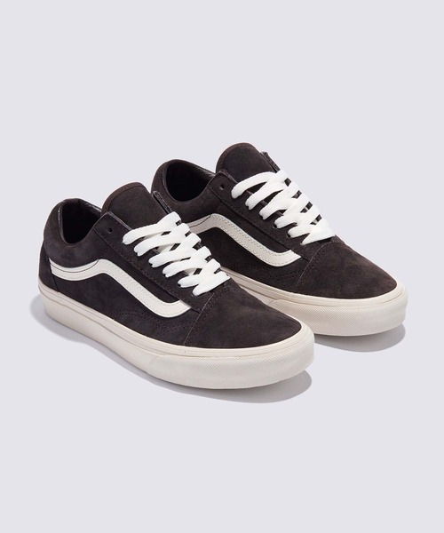 VANS(バンズ)の「オールドスクール ピッグスエード(スニーカー・メンズ・ダークブラウン・11/5/7/4.5/12/8.5/9.5/11.5/6.5/4/8/10/9/7.5/5.5)」の2枚目の写真