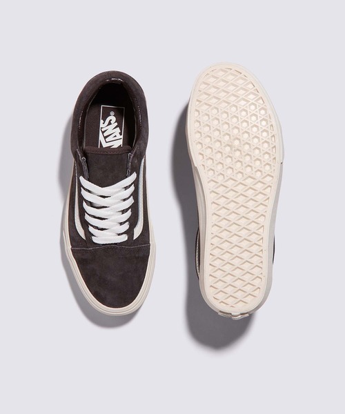 VANS(バンズ)の「オールドスクール ピッグスエード(スニーカー・メンズ・ダークブラウン・11/5/7/4.5/12/8.5/9.5/11.5/6.5/4/8/10/9/7.5/5.5)」の3枚目の写真