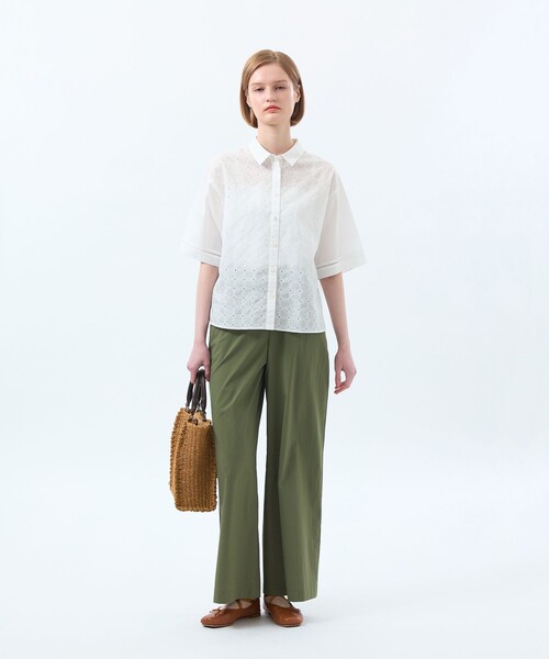 MACKINTOSH PHILOSOPHY(マッキントッシュ フィロソフィー)の「スクエアレースブラウス(シャツ/ブラウス・レディース・オフホワイト/ブラック・36/34/38)」の13枚目の写真