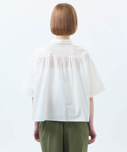 MACKINTOSH PHILOSOPHY(マッキントッシュ フィロソフィー)の「スクエアレースブラウス(シャツ/ブラウス・レディース・オフホワイト/ブラック・36/34/38)」の9枚目の写真