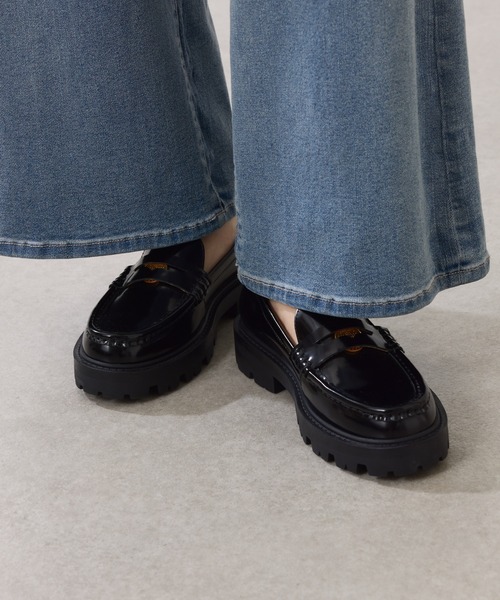 ARTESANOS（アルテサノス）の「ARTESANOS/PAPILLONNER別注/コインローファー（ローファー・レディース・ブラック・36/37/38）」の7枚目の写真