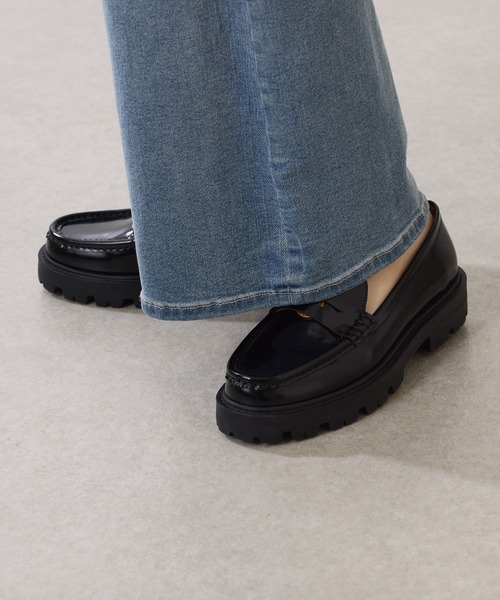 ARTESANOS（アルテサノス）の「ARTESANOS/PAPILLONNER別注/コインローファー（ローファー・レディース・ブラック・36/37/38）」の6枚目の写真