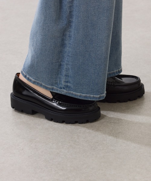 ARTESANOS（アルテサノス）の「ARTESANOS/PAPILLONNER別注/コインローファー（ローファー・レディース・ブラック・36/37/38）」の4枚目の写真