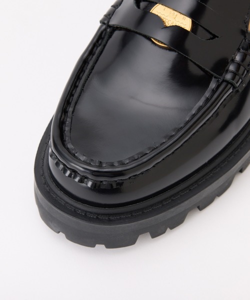 ARTESANOS（アルテサノス）の「ARTESANOS/PAPILLONNER別注/コインローファー（ローファー・レディース・ブラック・36/37/38）」の13枚目の写真