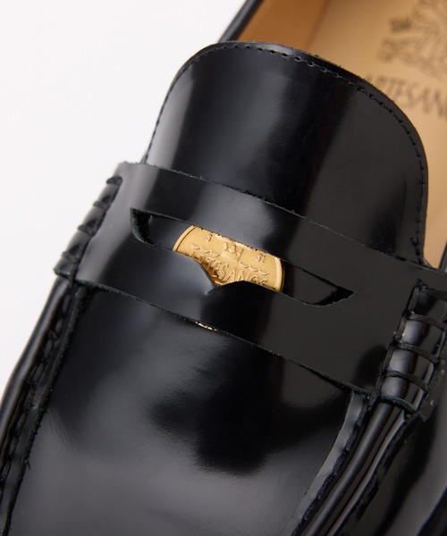 ARTESANOS（アルテサノス）の「ARTESANOS/PAPILLONNER別注/コインローファー（ローファー・レディース・ブラック・36/37/38）」の15枚目の写真