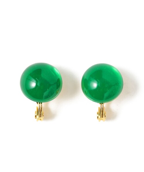 BEAMS BOY（ビームスボーイ）の「カボション イヤリング（イヤリング・レディース・ブルー/ブラウン/レッド/グリーン・ONE SIZE）」の3枚目の写真