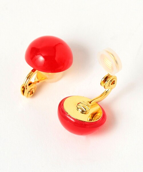 BEAMS BOY（ビームスボーイ）の「カボション イヤリング（イヤリング・レディース・ブルー/ブラウン/レッド/グリーン・ONE SIZE）」の7枚目の写真