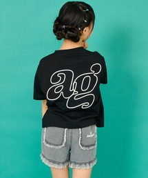 ANAP GｉRL（アナップガール）の「バック ロゴ プリント Tシャツ（Tシャツ/カットソー・キッズ）」