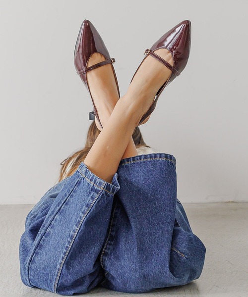 BAYFLOW（ベイフロー）の「[足への負担が少ない]フレフィットBスリングミュール（その他シューズ・レディース・ブラック/バーガンディー・MEDIUM/LARGE）」の8枚目の写真