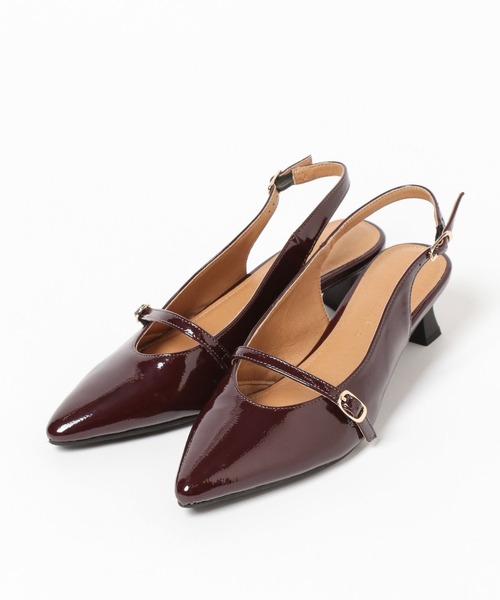 BAYFLOW（ベイフロー）の「[足への負担が少ない]フレフィットBスリングミュール（その他シューズ・レディース・ブラック/バーガンディー・MEDIUM/LARGE）」の11枚目の写真