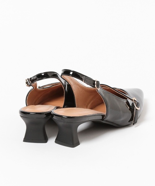 BAYFLOW（ベイフロー）の「[足への負担が少ない]フレフィットBスリングミュール（その他シューズ・レディース・ブラック/バーガンディー・MEDIUM/LARGE）」の14枚目の写真