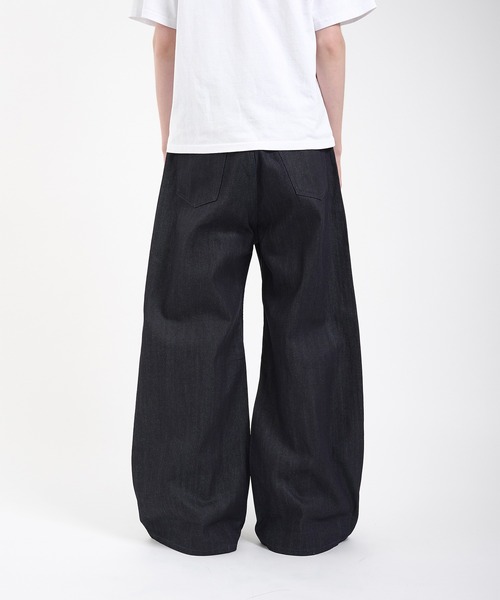パンツ Baggy Selvedge Jean sp.0009bSS25-black selvedge baggy jean. Plainsong 2025