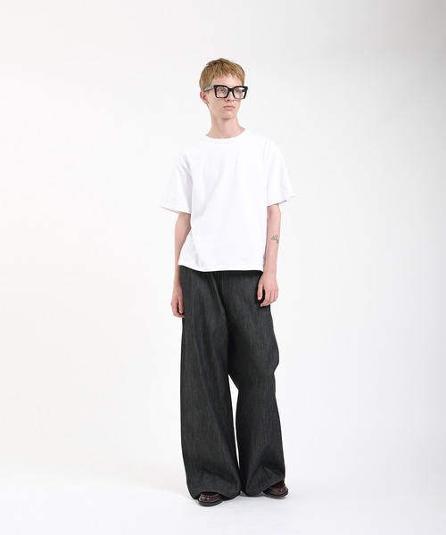 Regen Glanz（レーゲングランツ）の「selvedge baggy denim pants/セルビッチバギーデニム（デニムパンツ・メンズ・ブラック/ネイビー・X-SMALL/SMALL/LARGE/MEDIUM）」の11枚目の写真