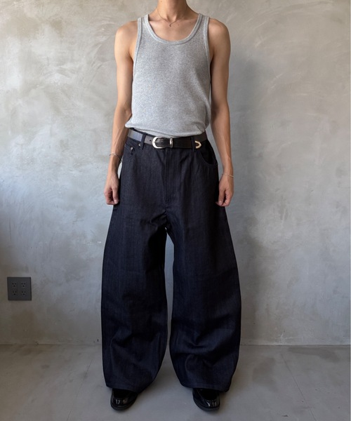 selvedge baggy denim pants/セルビッチバギーデニム（デニム
