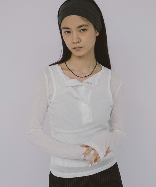 duei（デュイ）の「ミニビーズネックレス（ネックレス・レディース・クリア/ブラック・FREE）」の12枚目の写真