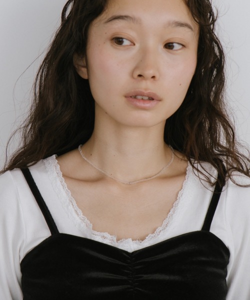 duei（デュイ）の「ミニビーズネックレス（ネックレス・レディース・クリア/ブラック・FREE）」の7枚目の写真