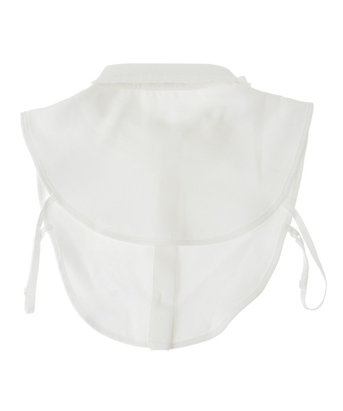 earth music&ecology（アースミュージックアンドエコロジー）の「フリルシャツカラー付け襟（付け襟・レディース・オフホワイト・FREE）」の10枚目の写真