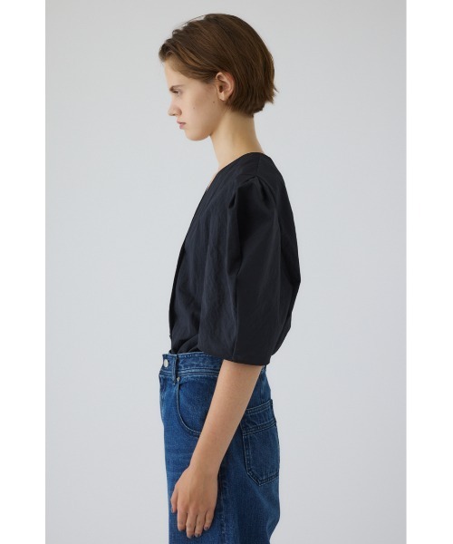 RIM.ARK(リムアーク)の「Volume sleeve v-neck SH ボリュームスリーブブイネックシャツ(シャツ/ブラウス・レディース・ホワイト/ブラック・FREE)」の20枚目の写真