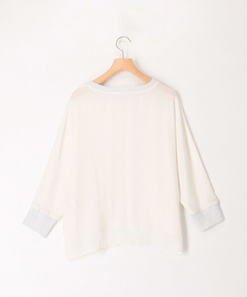 MICO COULIER（ミコクリエ）の「ポリワッシャーカルゼブラウス（シャツ/ブラウス・レディース・グレイッシュベージュ/チャコールグレー/オフホワイト・38）」の20枚目の写真