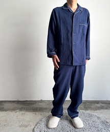 COMMON WARE（コモンウェアー）の「URT:コットン100 ダブルガーゼ メンズパジャマ（ルームウェア/パジャマ）」